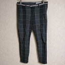 Antgauge チェック サイズS ストレッチ チノパンツ グレー レディース アントゲージ【中古】4-1001T(4)