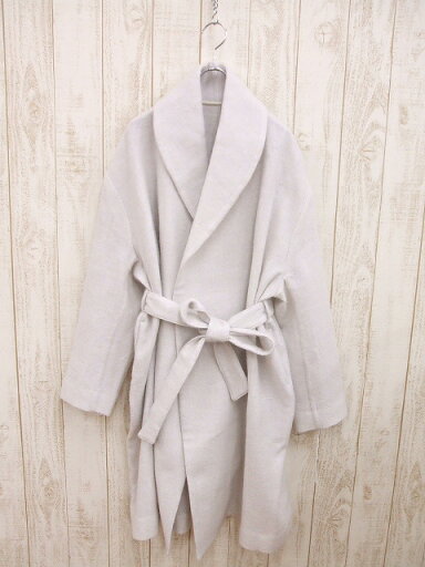 R&D.M.Co- シェットランドリネンガウンコート 定価69,000円 コート 2019AW ライトグレー系 レディース オールドマンズテーラー【中古】0-0213A R&D.M.Co- シェットランドリネンガウンコート 定価69,000円 コート 2019AW ライトグレー系 レディース オールドマンズテーラー【中古】0-0213A