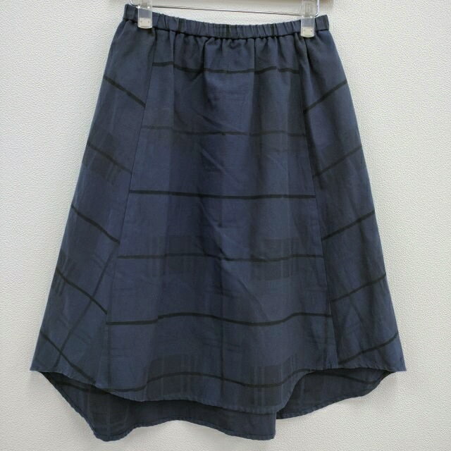 nooy イージースカート フレアスカート スカート ネイビー レディース ヌーイ【中古】3-1010T