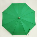 BONBON STORE 長傘 雨傘 UV 木製ハンドル 傘 グリーン レディース ボンボンストア【中古】3-1019G◎