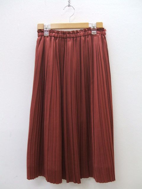 DRESSTERIOR プリーツ サイズS スカート レッド レディース ドレステリア【中古】2-0611M