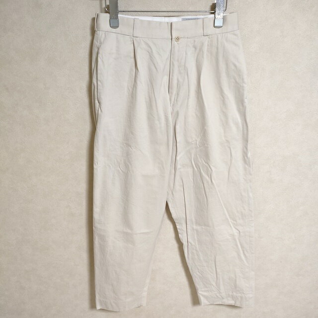 YAECA サイズ29 チノタックテーパード 60603 チノパンツ ベージュ レディース ヤエカ【中古】3-0901G