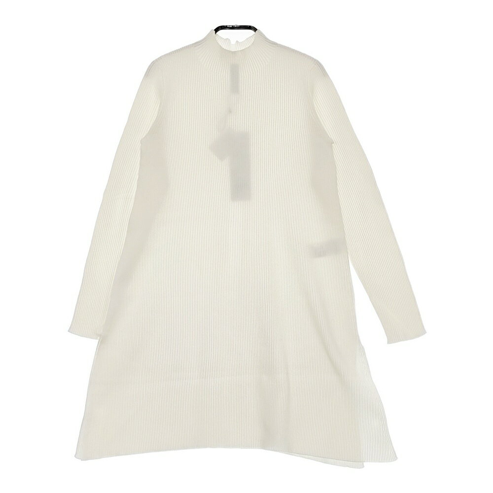 CFCL 新品 PORTRAIT MOCKNECK LONG SLEEVE TOP 定価42900円 リブニット チュニック ホワイト レディース シーエフシーエル【中古】4-1219M