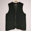 Steven Alan Vest 定価22000円 ウール ジップアップ 8125-186-0735 ベスト 22AW チャコールグレー メンズ スティーブンア...