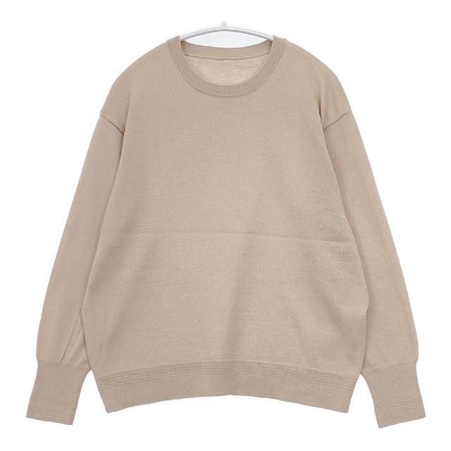 KURASHI&Trips 私の定番ベーシックニット セーター ニット ベージュ レディース クラシアンドトリップス/北欧、暮らしの道具店【中古】5-1005T