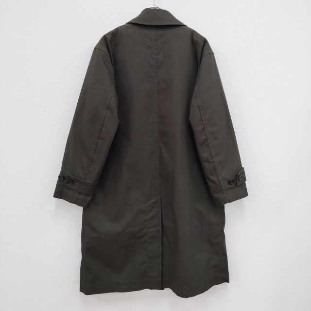 MHL. PROOFED COTTON NYLON TWILL ダウンライナー付き 定価58300円 サイズ0 ステンカラーコート カーキ レディース エムエイチエル【中古】3-1108A