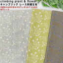 京都桂川水系天然水天日干し手もみてじわ加工climbing plant & flower キャンブリックレース刺繍生地 10cm単位2mまでネコポス可|エンブロイダリー|綿麻|ハーフリネン|日本産|ナチュラル|ボイル|kinarino|手芸|素敵にハンドメイド|敬老の日|甚平|浴衣|ゆかた【秋の装い】