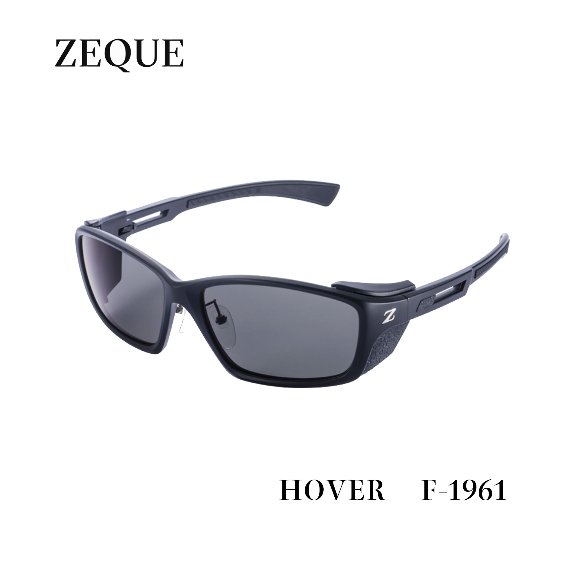 HOVER　■MATTE BLACK　・TRUEVIEW FOCUS　F-1961・偏光サングラス　 Zeque/ゼクーZEAL OPTICS 　グレンフィールド　タレックス　マリンレジャー　釣り　フィッシング