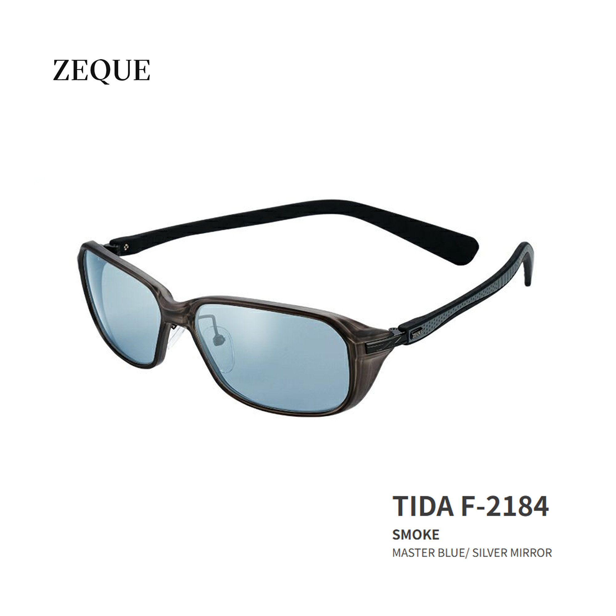 ■TIDA F-2184　Zeque / ゼクー　偏光サングラス　タレックススモーク　グレンフィールド　フィッシング..
