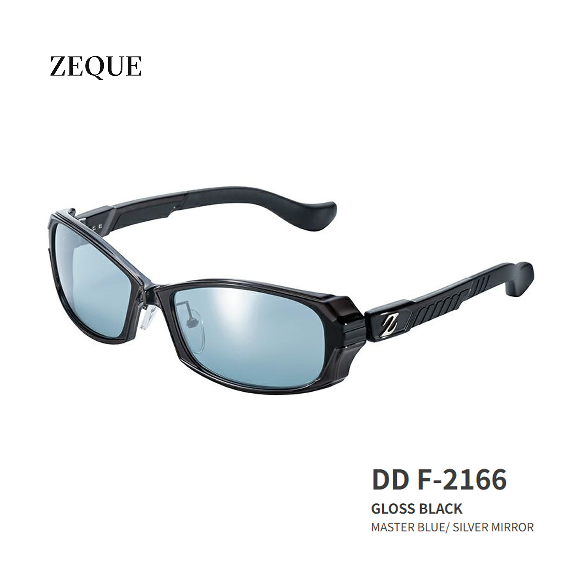 ■DD F-2166　Zeque / ゼクー　偏光サングラス　タレックスグロスブラック　グレンフィールド　マリン　..