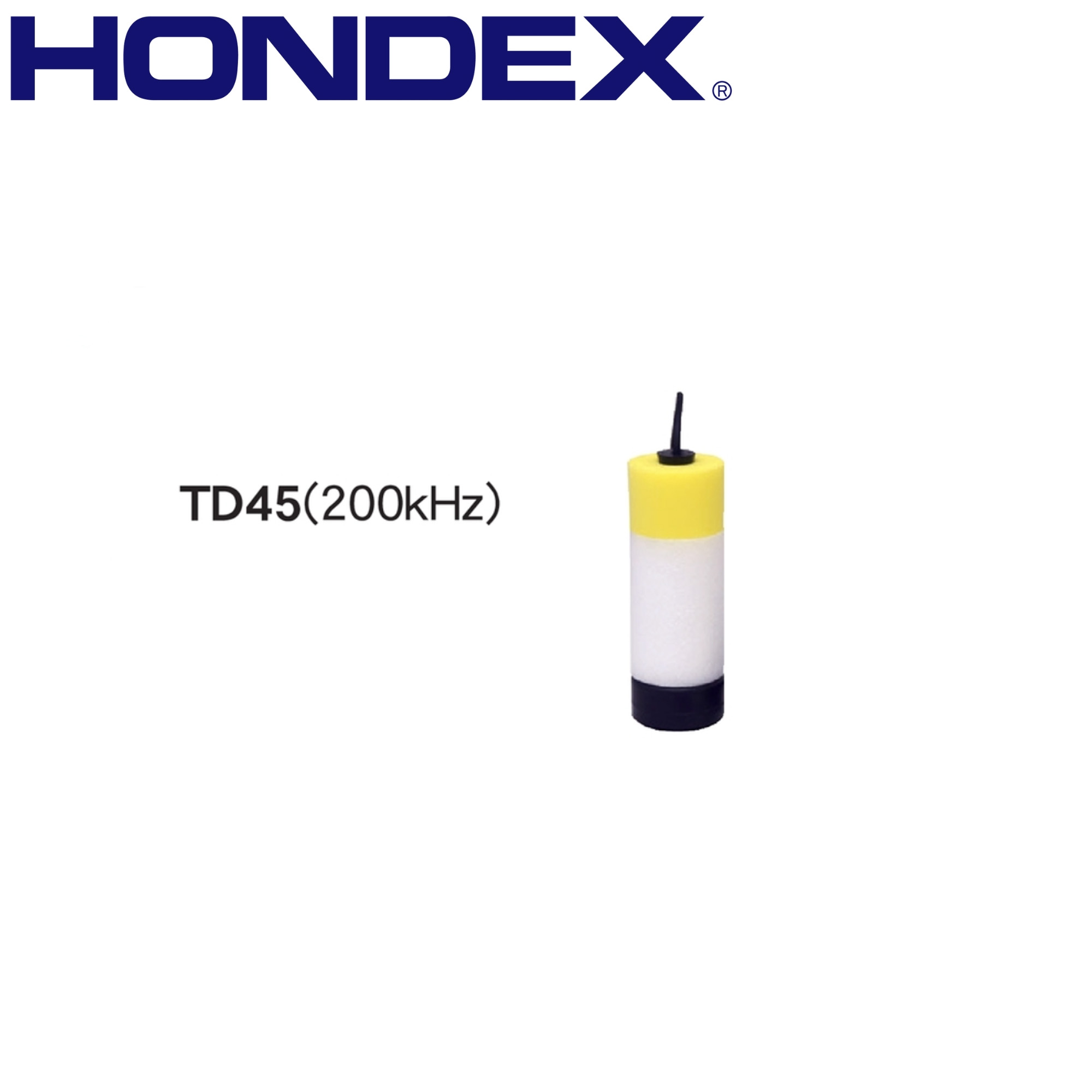 ホンデックス　■TD45　(200kHz) 　レジャー用振動子 魚探/魚群探知機 HONDEX ホンデックス 本多電子 釣り フィッシング 釣具 釣果 ボート 船船 舶 機械屋