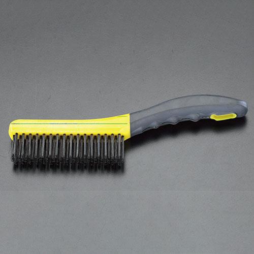 ESCO エスコ 265mm ワイヤーブラシ(ソフトグリップ/スチール) EA109BA-7(4)