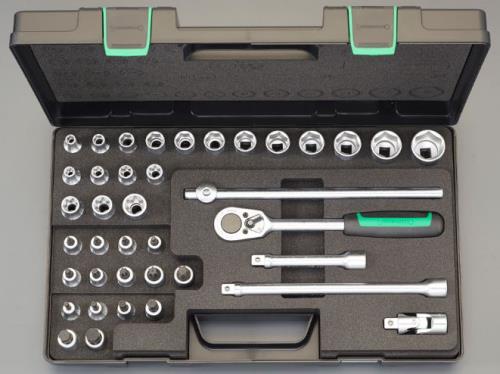 ESCO エスコ 1/2"DR ソケットレンチセット EA617DC-10