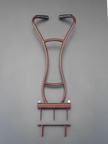 ESCO エスコ 870mm/850mm 芝生用スパイク&パンチ EA650AB-22