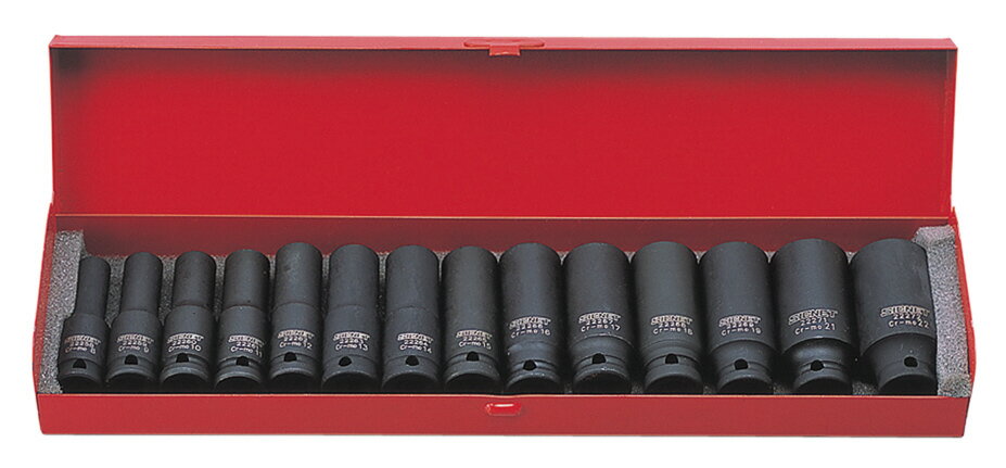 シグネット 1/2DR 14PC ミリ ディープインパクトソケットセット 23296