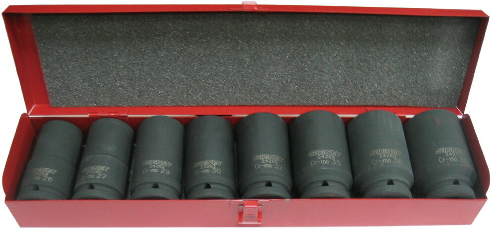 シグネット 3/4DR 8PCS ディープインパクトソケットセット 24294(4)
