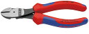 KNIPEX クニペックス 強力型斜ニッパー(硬線用) 160mm コンフォートハンドル パッケージ無 74 02 160