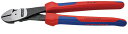 KNIPEX クニペックス 強力型斜ニッパー ベントタイプ 250mm コンフォートハンドル 7422-250