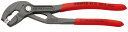 KNIPEX クニペックス スプリングホースクリッププライヤー 180mm プラスチックコーティングハンドル 8551-180ASB