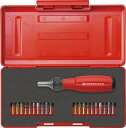 ピービースイスツールズ ツイスター ラチェットドライバーセット(ショート) 8510.R-30SET
