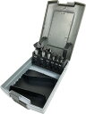 プロチ 6本組 チタンアルミナイトコーティング90°カウンターシンクセット 3枚刃 ケース付 PRC-CSALSET