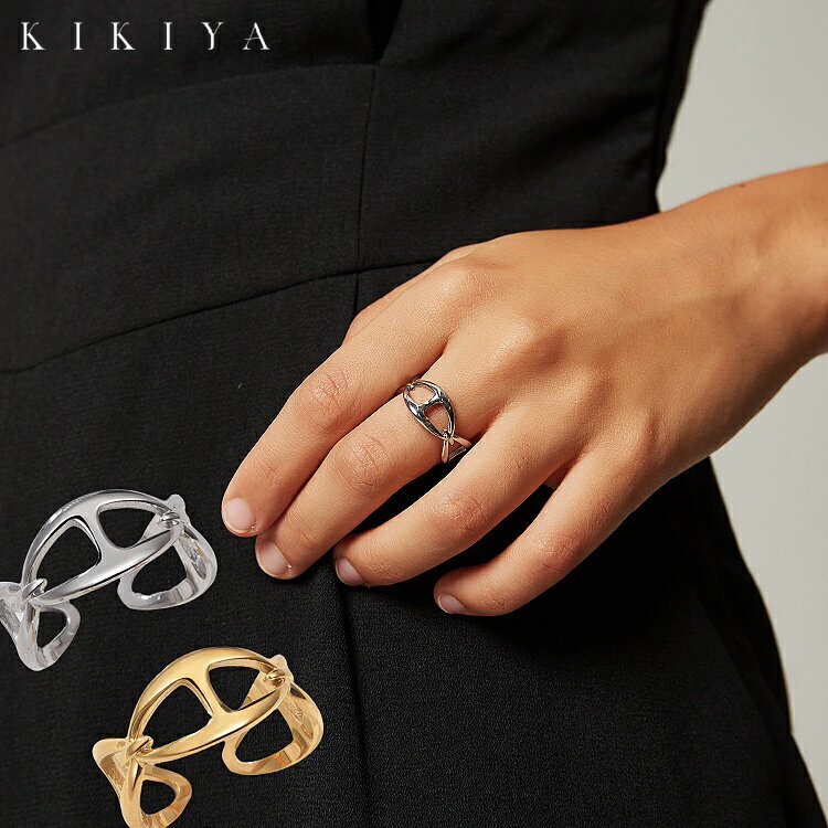 【9/24 9:59まで★最大50%OFF】リング 日型 オープンリング 重ね付け レディース ハワイアン サージカルステンレス ステンレス シルバー ゴールド k18 仕上 ニッケルフリー アクセサリー 金属アレルギー 対応 リング 母の日 プレゼント レディース シンプル ジュエリーのサムネイル