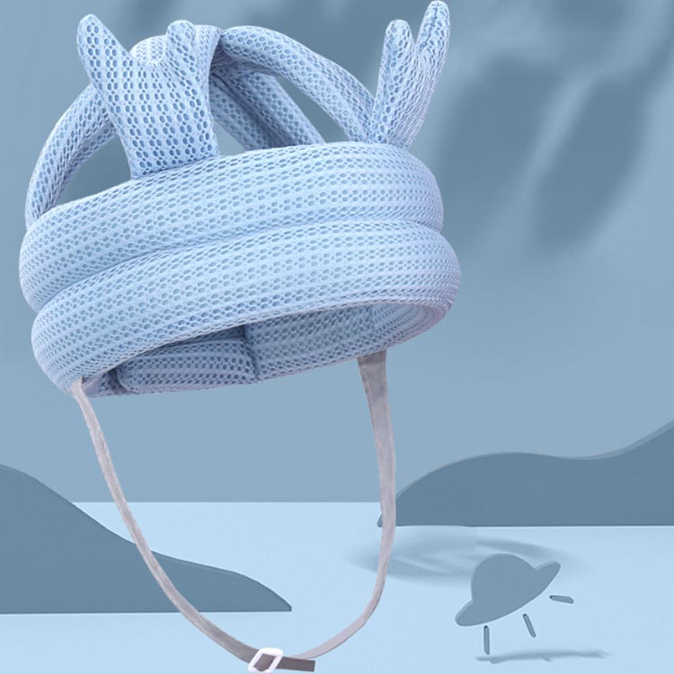 ベビーヘルメット 転倒防止 ごっつん防止 ヘッドガード ベビー 赤ちゃん 子供 キッズ クッション セーフティ 帽子 プロテクター ヘッドギア ヘッドガード 頭 守る 保護 超軽量 5か月 0才 1才 2才 3才 安全 サイズ調整 かわいい ツノ付き