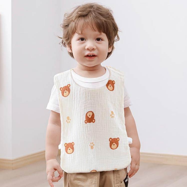 2枚入 汗取りパッド お昼寝 簡単装着 ベビー ガーゼ あせも対策 背中 汗取パット ...