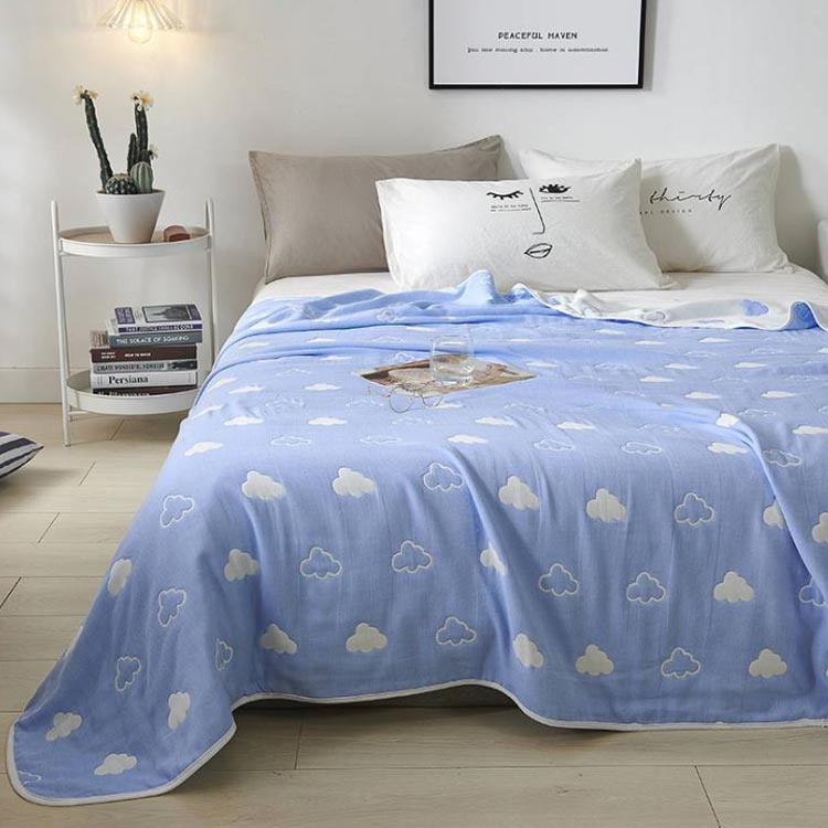 綿100% ガーゼケット 6重 タオルケット 80×100cm ベビー 子供 赤ちゃん 新生児 おくるみ 保育園 幼稚園 肌掛け バスタオル ブランケット ガーゼタオルケット ガーゼ 掛け ふわふわ 吸湿性 かわいい ケット 夏 軽量 ひんやり 洗える 吸湿性 通気性 [2]