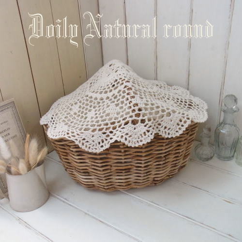 Doily Natural round 40 /ナチュラルドイリ