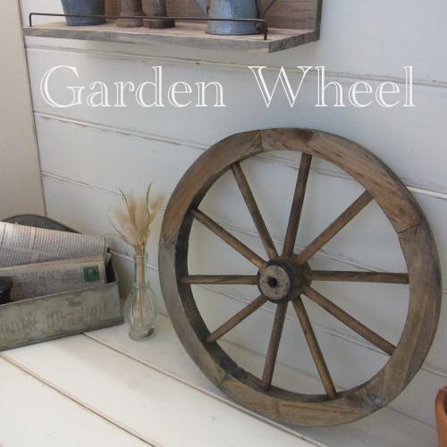 IDYLLIC GARDEN Garden Wheel /ガーデンウィール/ディスプレイ用木製車輪