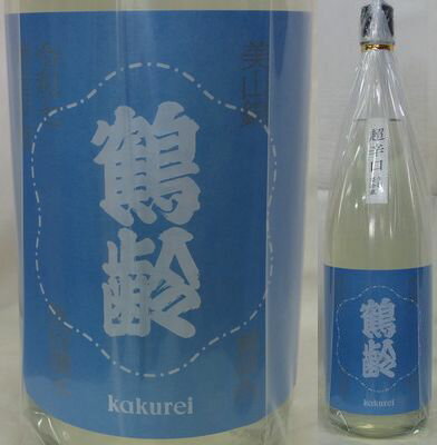 新潟・青木酒造　鶴齢(かくれい) 露草色(つゆくさいろ) 美山錦　生原酒　1800ml
