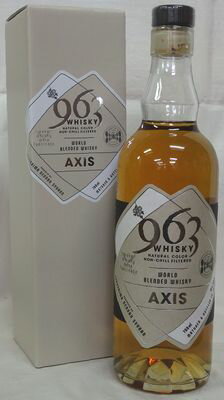 福島・笹の川酒造 963 AXIS（アクシス） ブレンデッドウイスキー 46％ 700ml（箱入り）
