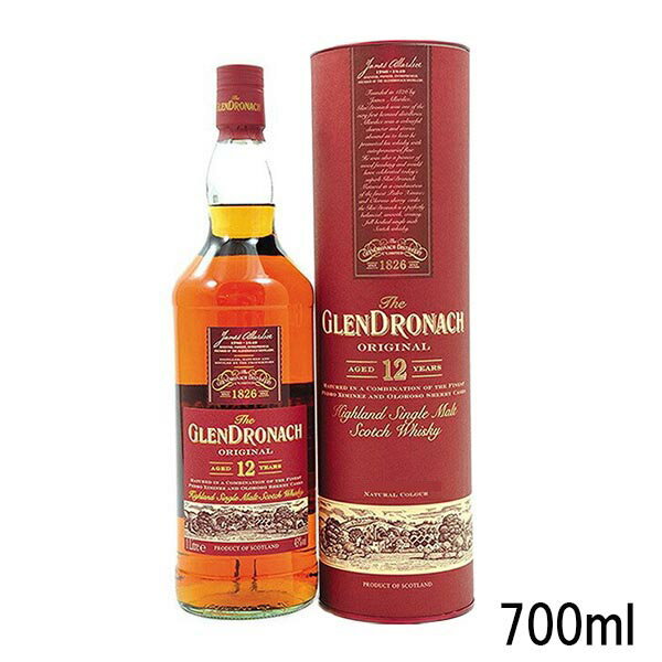 GLENDRONACH グレンドロナック12年43度 700ml（専用箱入り）