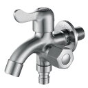 【激安販売中!】SUS304 二口水栓 二股蛇口
