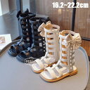 【今だけ!限定価格2,749→2,374円 9/12迄】サンダル キッズ ロングブーツ 靴 長靴 ファーシューズ キッズシューズ 子供靴 美脚 姫系 女児 靴 ...