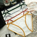 【激安販売中!】下着 レディース ショーツ 綿 4枚セット ライン 可愛い 女子 10代 ショーツ 30代