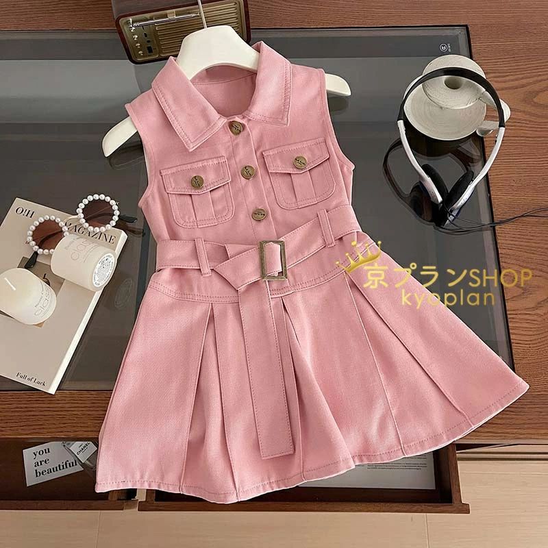 楽天kiklune【15411円→実質15103円 P2利用! 11/27 01:59迄】デニムワンピース キッズ 夏服 ベビー服 女の子 ワンピース 子ども服 ジュニア 赤ちゃん おしゃれ 可愛い 140cm 130cm 120cm 110cm 100cm 90cm 誕生日 プレゼント 結婚式 七五三 入学 入園 幼稚園 小学生 お姫様