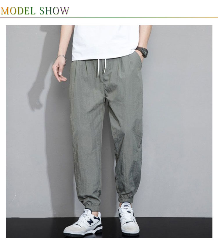 【P2倍！2440円→実質2391円 11/17まで】カーゴパンツ メンズ 冷感 カジュアルパンツ ボトムス 春夏 カジュアル 薄手 ズボン 無地 男性 ワイドパンツ ボトムズ ミリタリーパンツ 体型カバー M L XL 2XL 3XL 4XL 5XL アイスシルクパンツ ジョガーパンツ