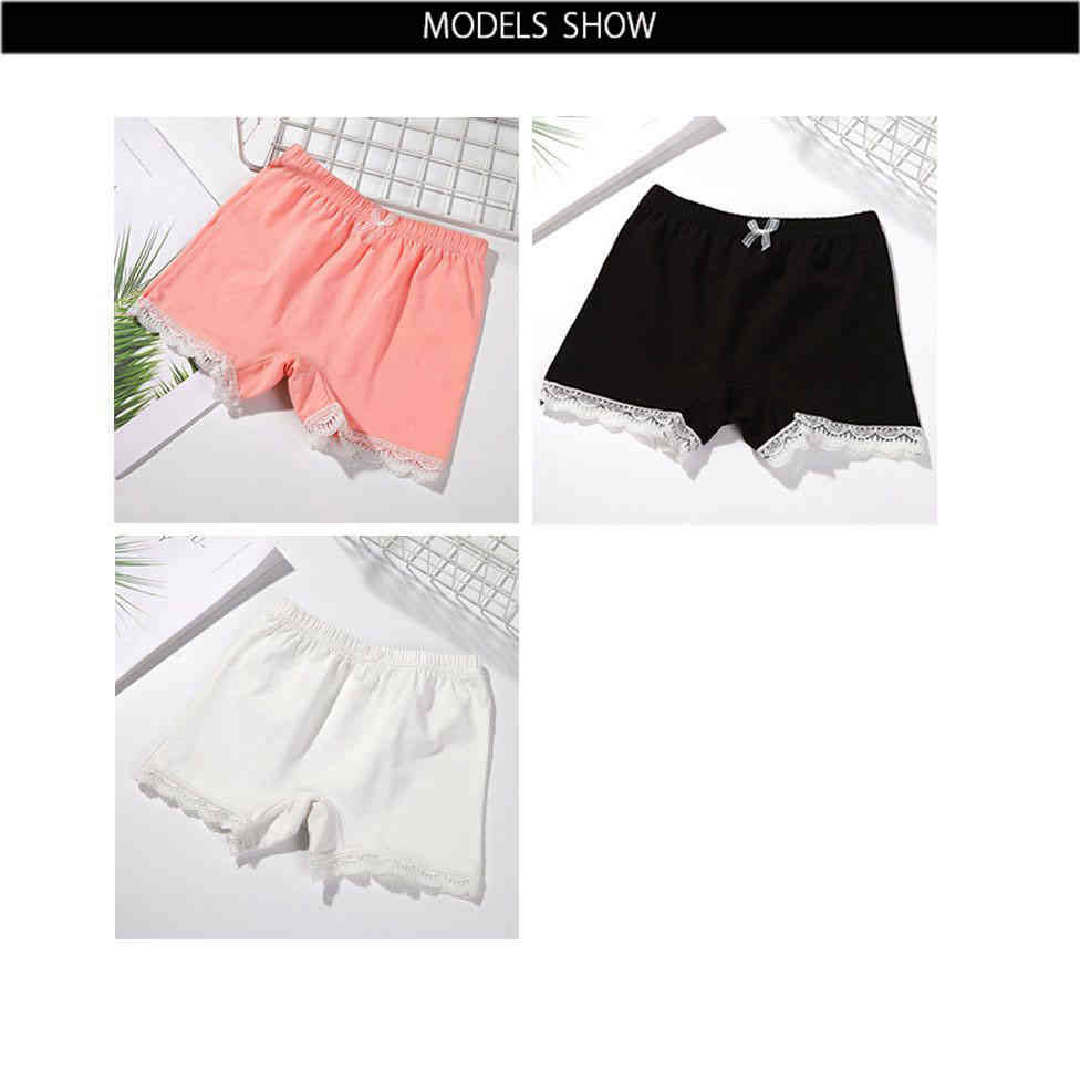 【2440円→実質2391円 P2利用! 11/27 01:59迄】ボクサーパンツ キッズ 春夏秋 レースショーツ インナーパンツ ウエストゴム おしゃれショーツ インナーウエア かわいい 肌着 女の子 レース付き 下着 ペチパンツ 安全パンツ 短パン 部屋着 無地 シンプル 3点セット 下着 3