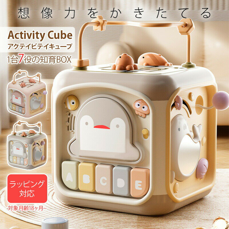 【P2倍！3480円→実質3410円 11/17まで】知育玩具 知育おもちゃ アクティビティキューブ 女の子 男の子 ..