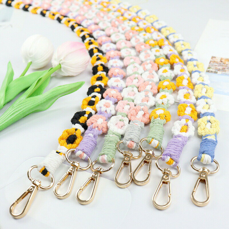 【2970円→実質2911円 P2利用! 11/27 01:59迄】携帯 ショルダー ストラップ スマホ ネック チェーン マクラメ 太め 落下防止 手ぶら 肩掛け 斜め掛け