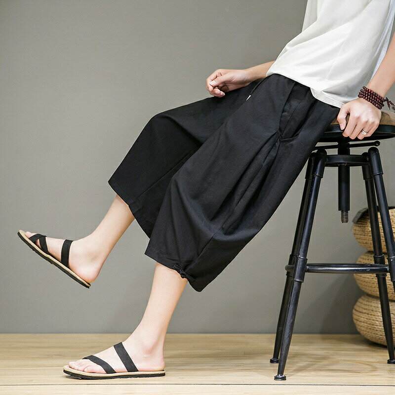 【P10倍！3830円→実質3447円 11/11まで】ワイドパンツ メンズ 大きいサイズ ボトムス シンプル リラックス 窮屈感なし 足ラインを拾わない イージーパンツ メンズ 3COLORS 通気性 吸湿性抜群 滑らかな肌触り 春夏 薄手 ストリート感 膝下丈 カジュアル 無地 薄手 ゆったり