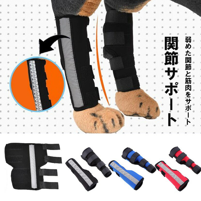 【P2倍！2179円→実質2135円 11/17まで】関節の衝撃を和らげます！選べる2種類 ペット 犬 足用 ひざ用 ..