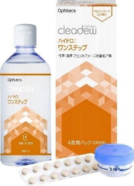 クリアデューハイドロ ワンステップ 360ml 28錠 （28日分）[ コンタクトレンズクリーナー  ...