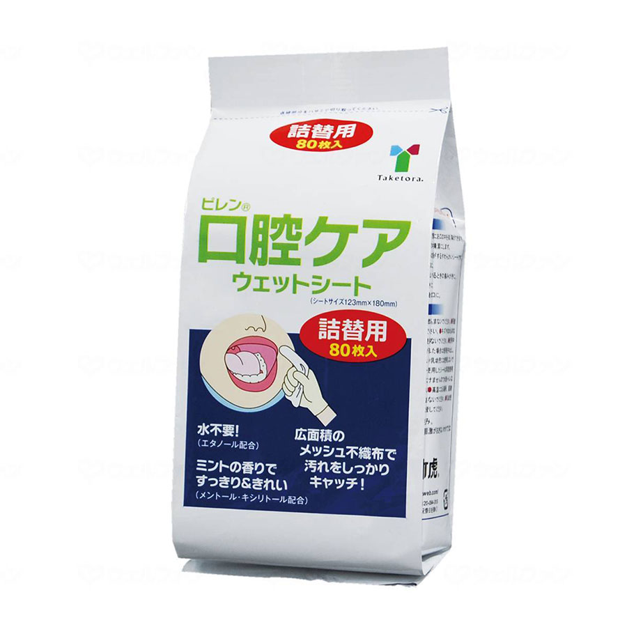 ピレン 口腔ケア ウェットシート　詰替用/1個/-
