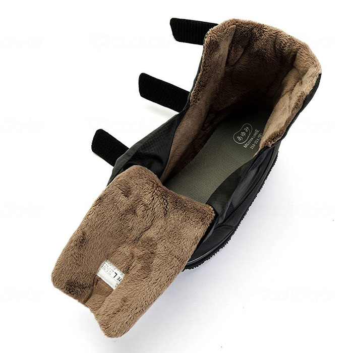 大きく開く防寒ブーツ2 介護シューズ メンズ 男性 レディース 女性 運動靴 薄い 軽量 靴 紐 消臭 お洒落 格好良い ウェルファン 掲載商品 介護 医療 保険 衛生 薬局 薬剤師 おすすめ 3