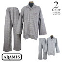 【期間限定クーポン配布中】▼長袖パジャマ〔チェック〕 【M/L寸:メンズ】アラミス ARAMIS カジュアルウェア ルームウェア メンズ【秋冬モデル】【SALE...