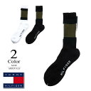 【期間限定クーポン配布中】 【メール便・ゆうパケット】▼ミドルソックス〔ミリタリー〕 【25-27cm:メンズ】トミーヒルフィガー TOMMY HILFIGER ゴルフ 靴下 メンズ【ポイント2倍】【新作モデル】 thmb3f1f