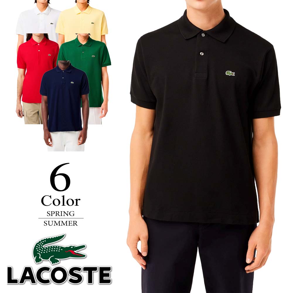 ラコステ 【期間限定クーポン配布中】▼ポロシャツ〔半袖〕 【4寸：メンズ】ラコステ LACOSTE ゴルフウェア ポロ メンズ【ポイント5倍】【2024春夏新作モデル】 l1212lj-99